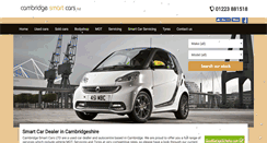 Desktop Screenshot of cambridgesmartcars.co.uk